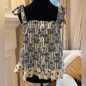 Ophelia & Indigo Feminine Tank Blouse